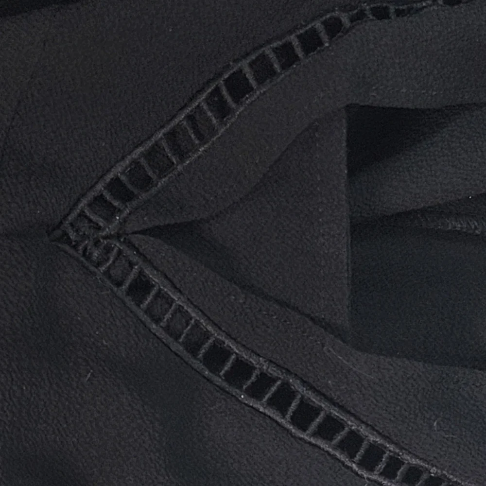 Michael Kors Black Detailed Ruffle Capped Sleeve Size M - Picture 5 of 5